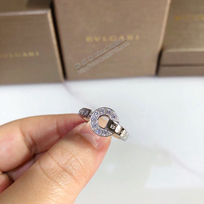 Bvlgari飾品 寶格麗銅錢圓餅戒指  zgbq3328